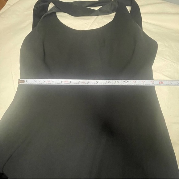 Catherine Curtis vintage classic black floor length halter formalwear size 10 - Picture 8 of 9